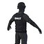 SWAT Man Asian Rigged 2 para Cinema 4D Modelo 3D