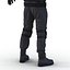 SWAT Man Asian Rigged 2 para Cinema 4D Modelo 3D