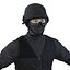 SWAT Man Asian Rigged 2 para Cinema 4D Modelo 3D