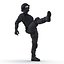 SWAT Man Asian Rigged 2 para Cinema 4D Modelo 3D