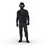 SWAT Man Asian Rigged 2 para Cinema 4D Modelo 3D
