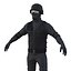 SWAT Man Asian Rigged 2 para Cinema 4D Modelo 3D