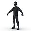 SWAT Man Asian Rigged 2 para Cinema 4D Modelo 3D