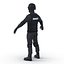 SWAT Man Asian Rigged 2 para Cinema 4D Modelo 3D
