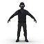 SWAT Man Asian Rigged 2 para Cinema 4D Modelo 3D
