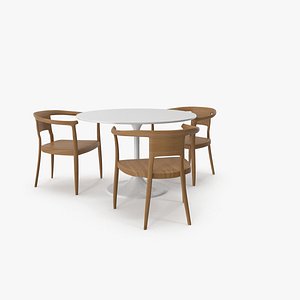 Dining Table Set 3D model