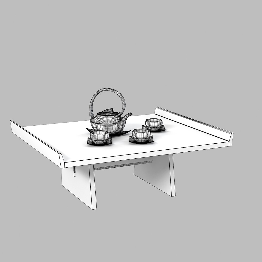 3d Model Milk House Table