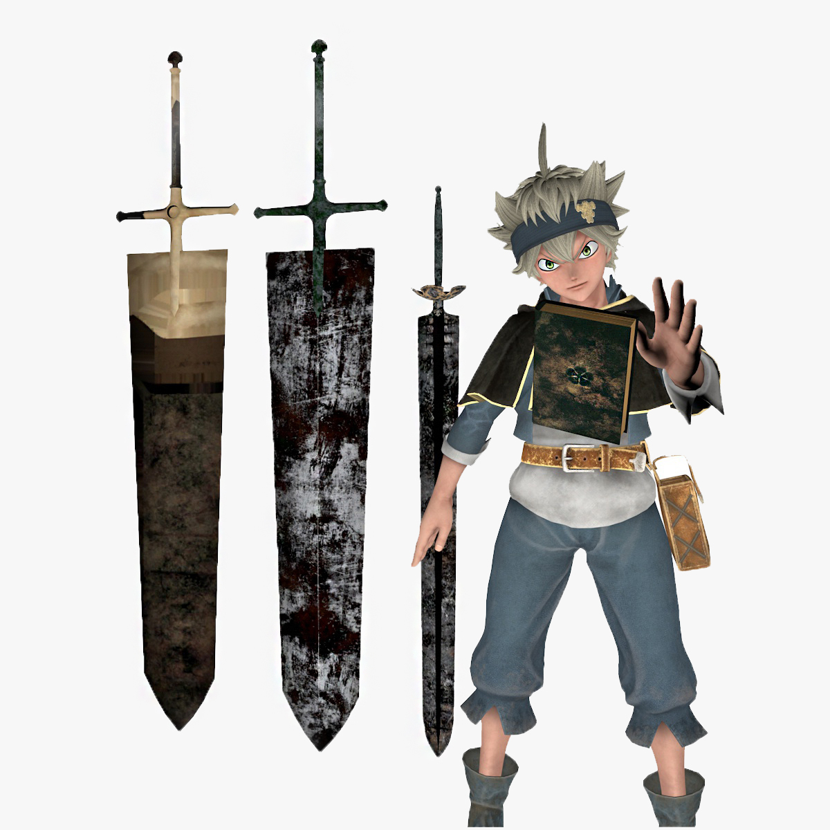 3D asta rigging - black - TurboSquid 1708374