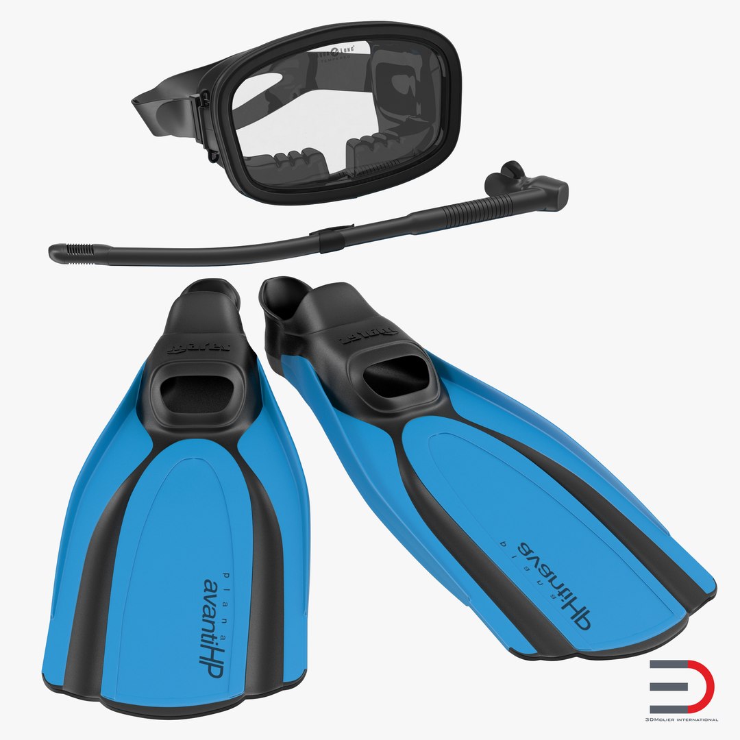 Scuba Collection 2 3D model preview