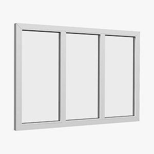 window fixed 3D model