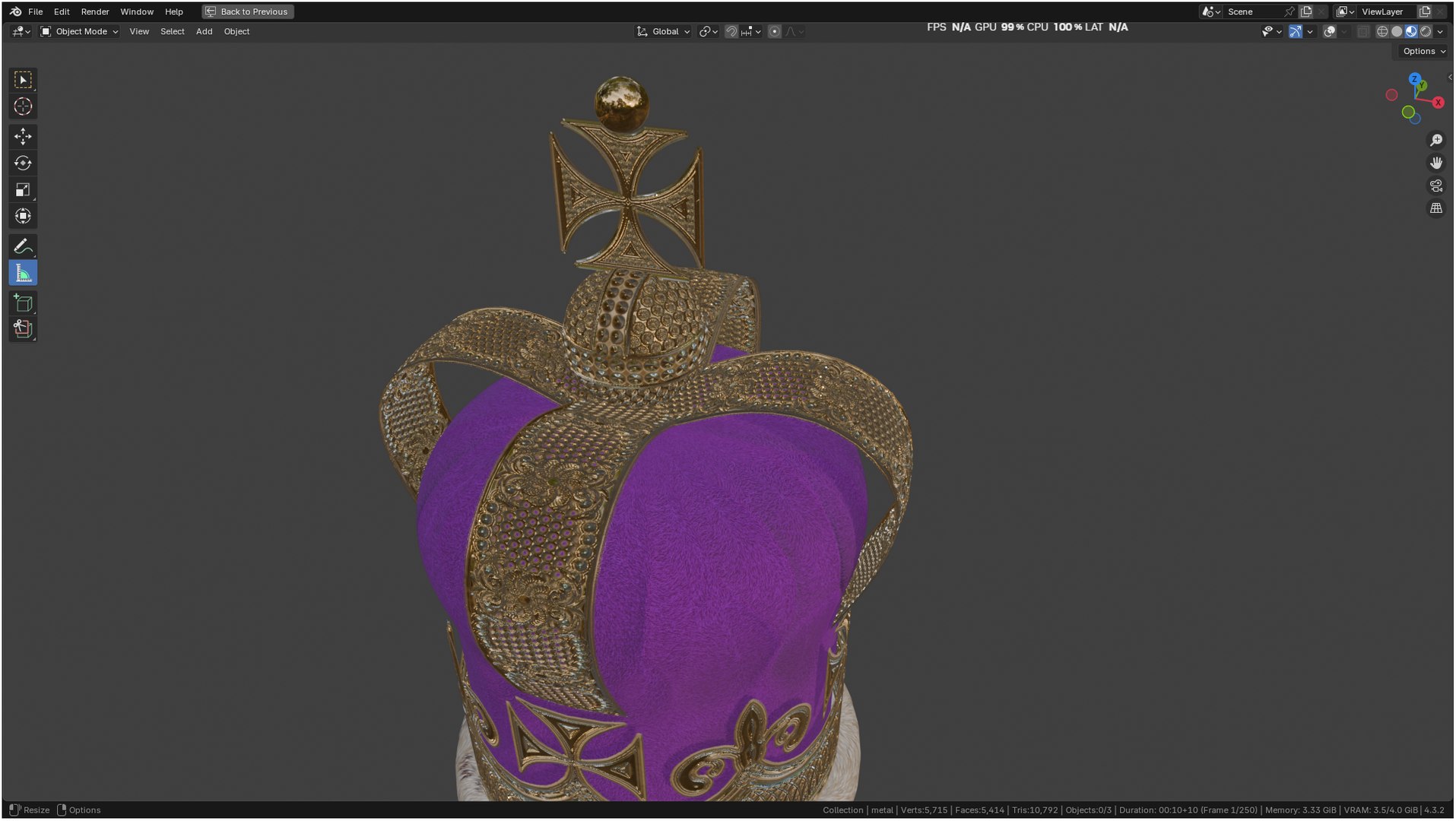 3D Crown https://p.turbosquid.com/ts-thumb/8y/Yk1uLU/3Y/screenshot20250213170225/png/1739445740/1920x1080/fit_q87/387f646460219f144184b0dfe71290154f0a25e5/screenshot20250213170225.jpg