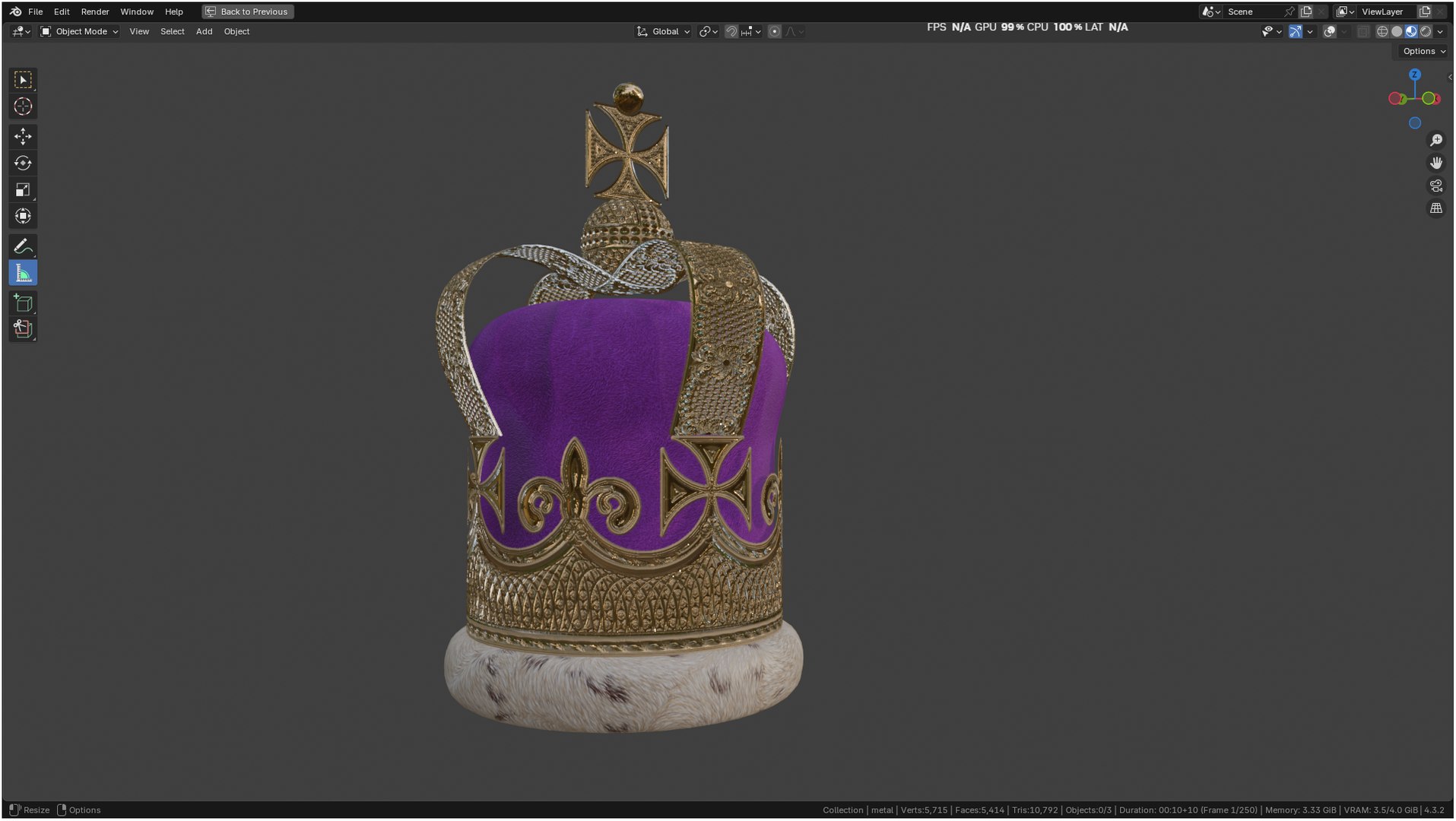 3D Crown https://p.turbosquid.com/ts-thumb/8y/Yk1uLU/4F/screenshot20250213170210/png/1739445624/1920x1080/fit_q87/6decb1f114e9bdb2d3abbba288f99c6dec963955/screenshot20250213170210.jpg