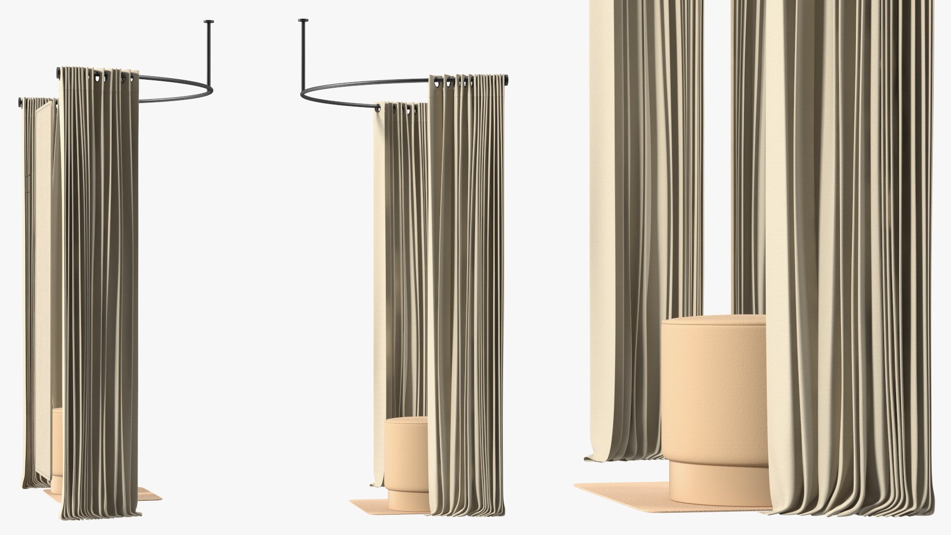 3D Open Fitting Room Modern - TurboSquid 2056237