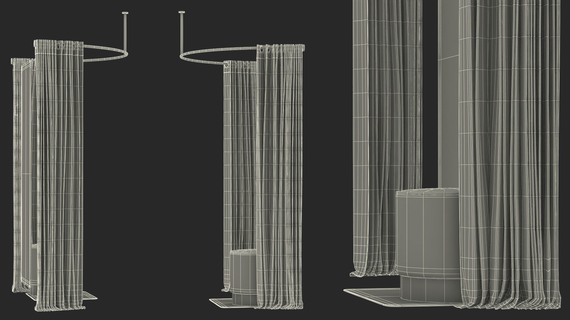 3D Open Fitting Room Modern - TurboSquid 2056237