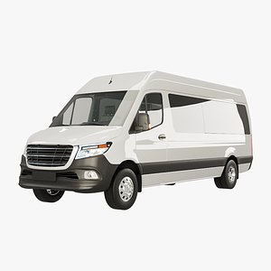 Modern Shuttle Bus model