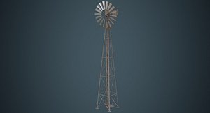 3D windmill 1b model