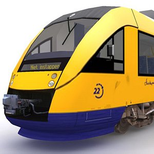 syntus lint train 3d model