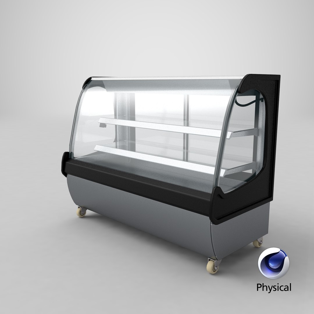 3D Glass Front Deli Counter Model - TurboSquid 2084078