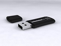 usb flash drive,3ds,obj