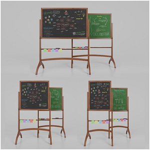Complete Dual-Sided Chalkboards - Customizable Writing Board Collection