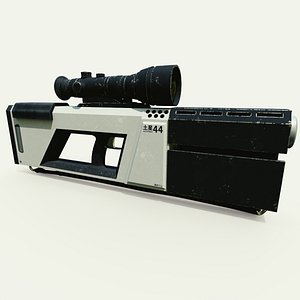 fictional rifle 3D model
