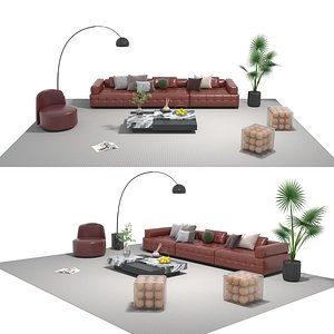 Leather sofa set 29