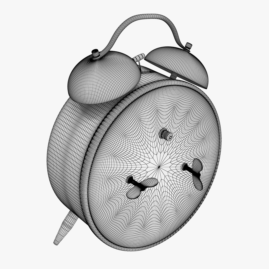 3D Model Alarm Clock TurboSquid 1346187