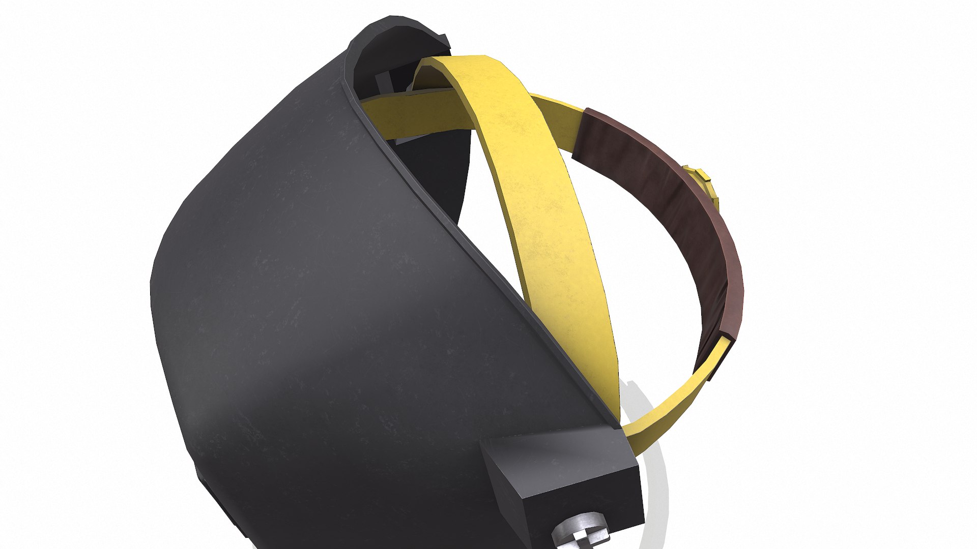 3D Old Welding Helmet Low-poly PBR model https://p.turbosquid.com/ts-thumb/8y/zqG1e9/xg/screenshot012/png/1754448725/1920x1080/fit_q87/130d283354415d24f656774710ab31612245cf80/screenshot012.jpg
