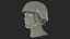 3D Combat Helmet Gray