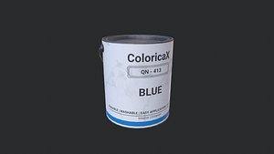 3D paint gallon