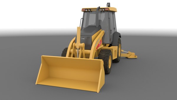 Backhoe Loader 3D Model - TurboSquid 1706362