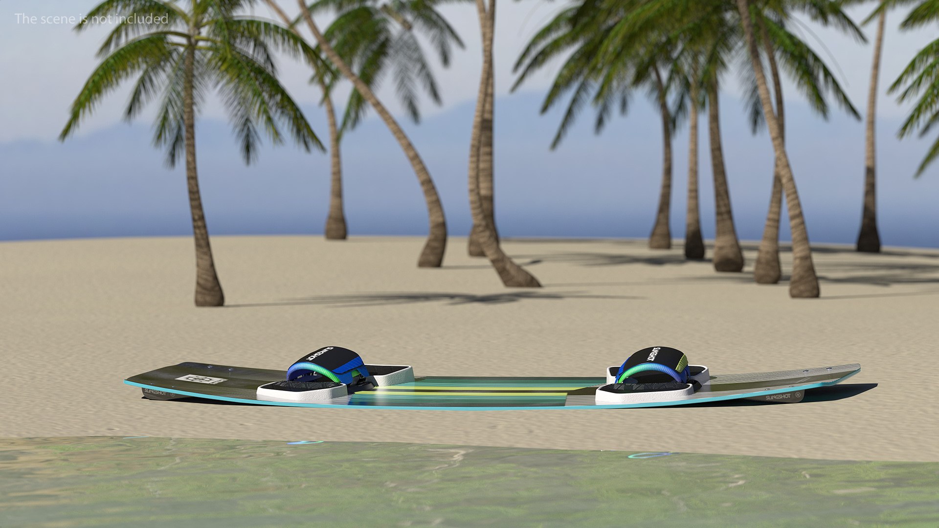 Slingshot Glide Kiteboard 3D model preview
