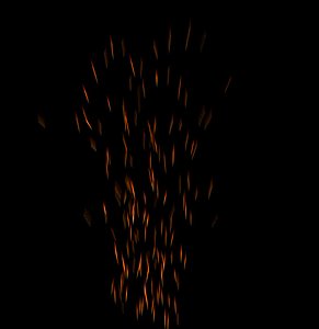 Sparkle Spark flame particle standard 3d model - Fire Flame Wildfire inferno hell conflagration fireplace flash war destroy electricity effect electric power fantasy kitchen device prop detail