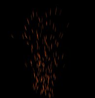Sparkle Spark flame particle standard 3d model - Fire Flame Wildfire inferno hell conflagration fireplace flash war destroy electricity effect electric power fantasy kitchen device prop detail