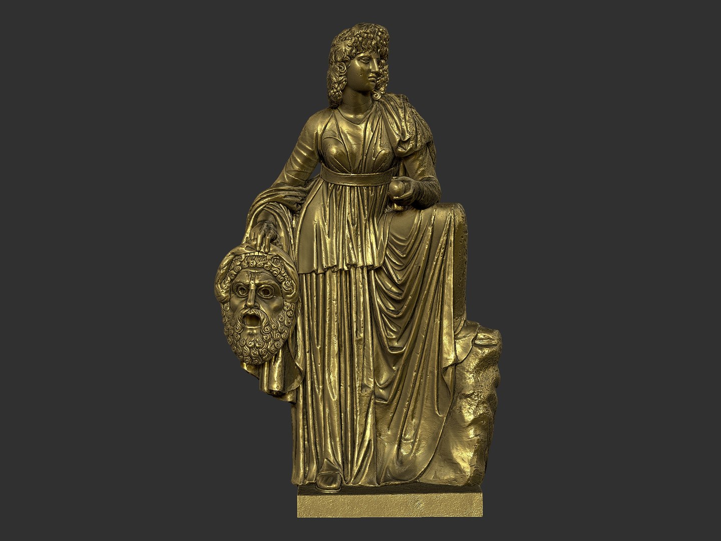 3D Athena Ancient Sculpture 2 Model - TurboSquid 2244091