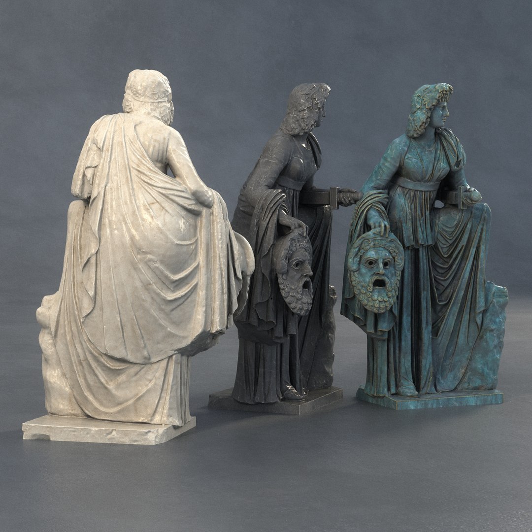 3D Athena Ancient Sculpture 2 Model - TurboSquid 2244091