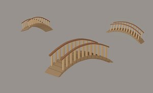 3D model Low Poly Bridge