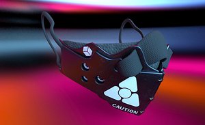 FaceMask TechWear Scifi Cyberpunk 3D model