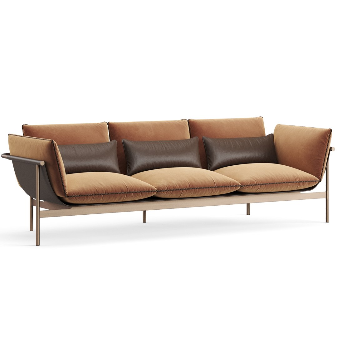 D Fendi Casa Totu Sofa Turbosquid