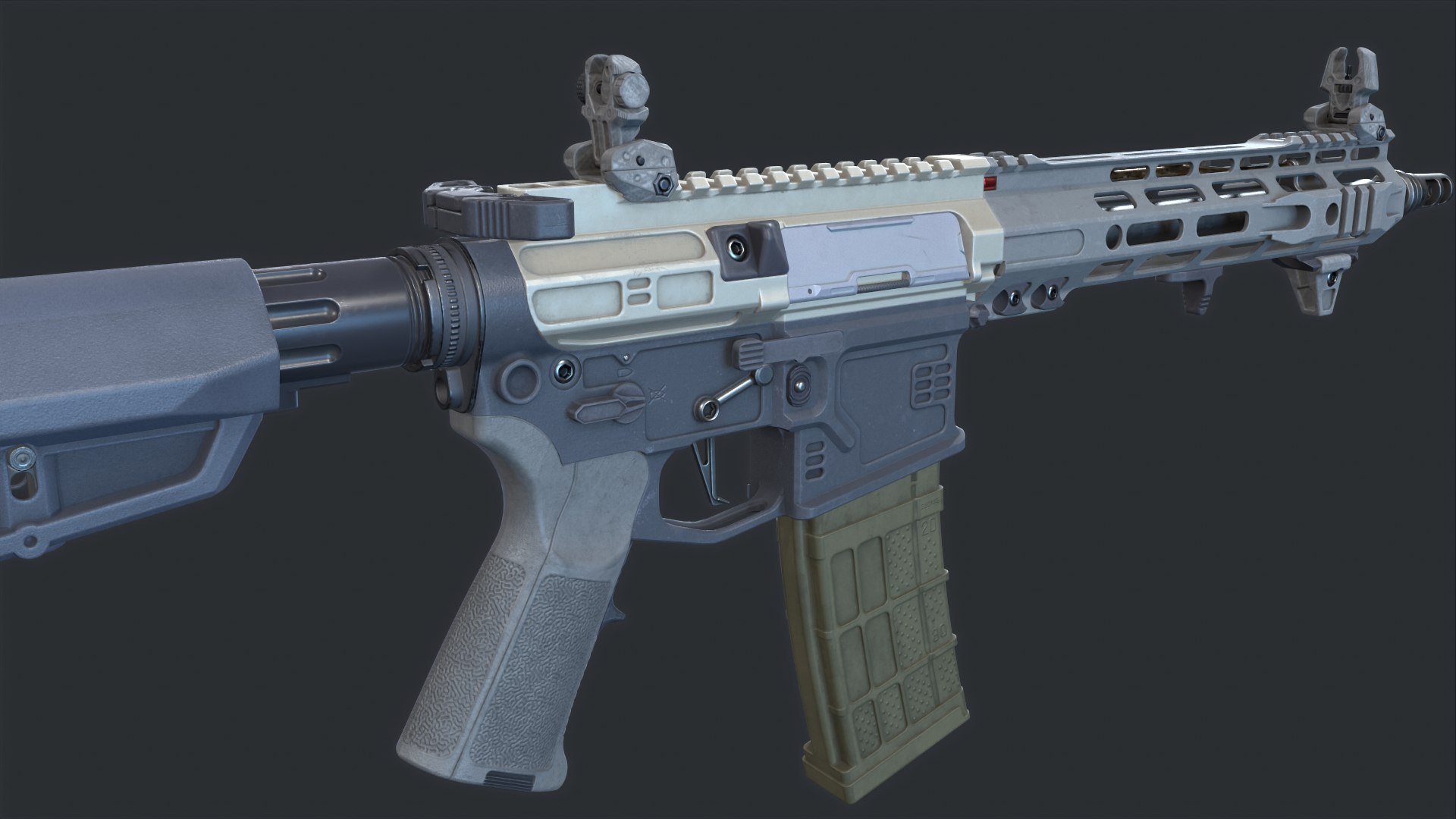 AR15 3D Model - TurboSquid 1779004