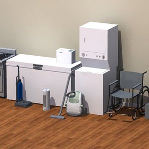 3d model recreational appliance items