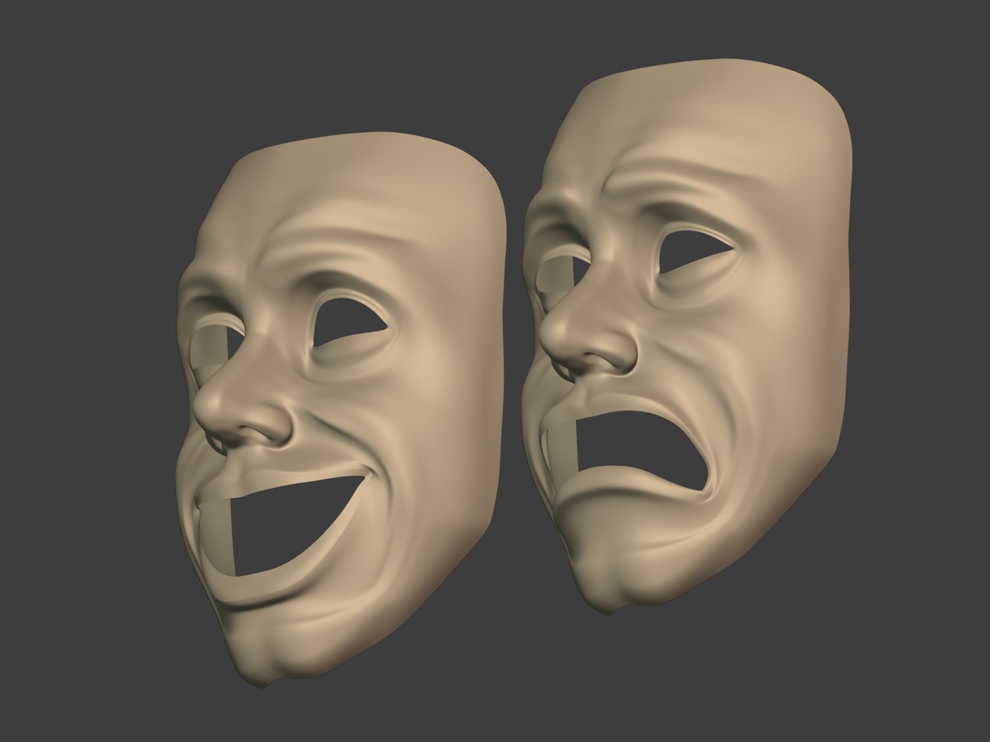 Theater Masks model https://p.turbosquid.com/ts-thumb/8z/IX7akU/Eg/i14/jpg/1754165972/1920x1080/fit_q87/81a5d1bf8d2f3039870c771739457706a7701385/i14.jpg