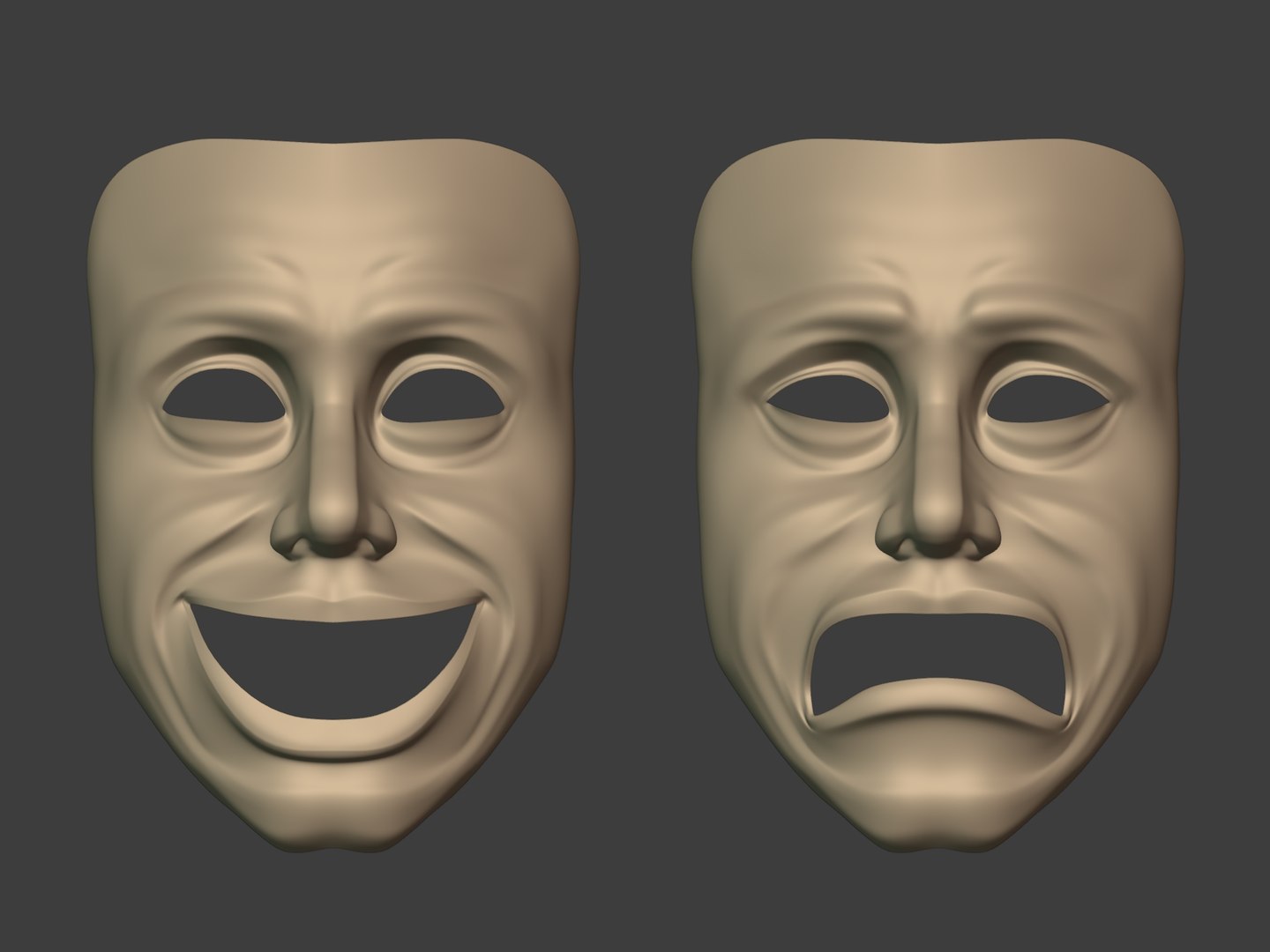 Theater Masks model https://p.turbosquid.com/ts-thumb/8z/IX7akU/bX/i42/jpg/1754165967/1920x1080/fit_q87/bf39dd431f1551bfcad8898063c8f89e121f037f/i42.jpg