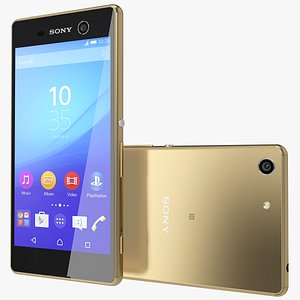 realistic sony xperia m5 3d model