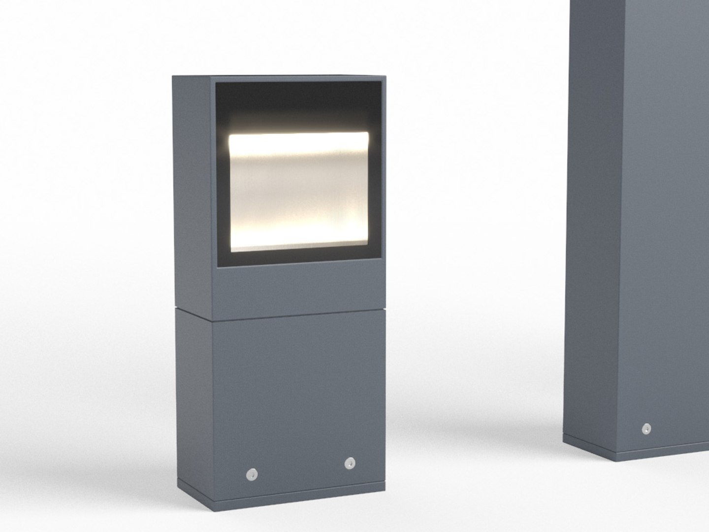 Erco Lightmark Bollard Luminaire 3d Model