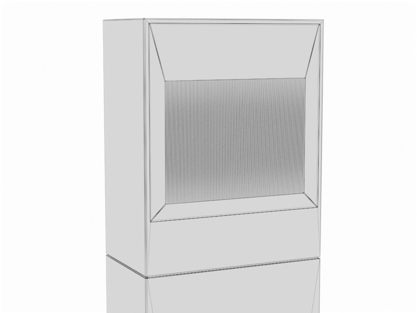 Erco Lightmark Bollard Luminaire 3d Model