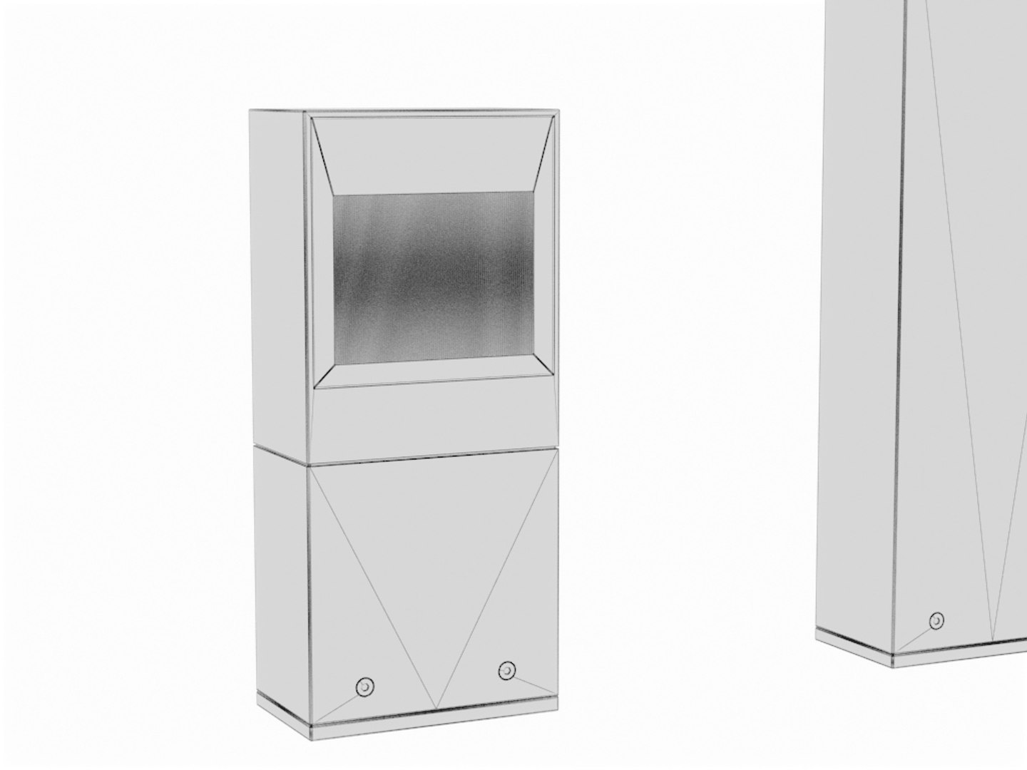 Erco Lightmark Bollard Luminaire 3d Model