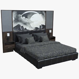 3D Highpoly Bed
