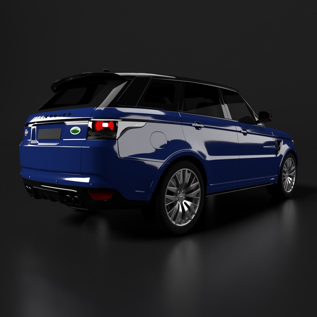 3D Model Land Rover Range Rover Sport SVR - TurboSquid 2347635