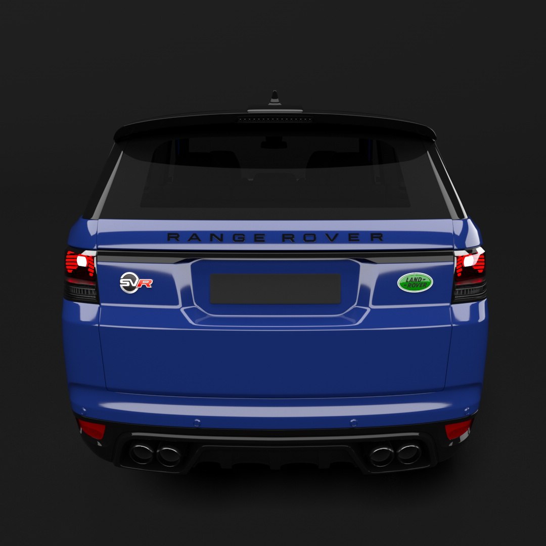 3D Model Land Rover Range Rover Sport SVR - TurboSquid 2347635